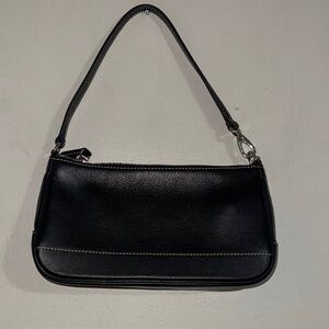 Coach 7785 vintage y2k Demi hampton black leather mini bag
